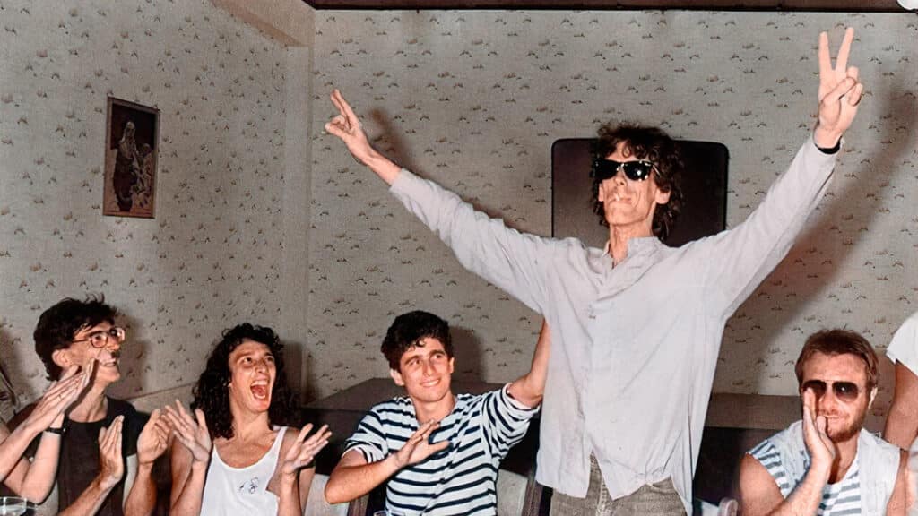 La foto restaurada por Matías, sobre una original de Andy Cherniavsky